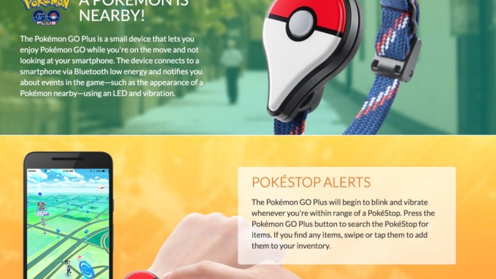 Anuncio del dispositivo.