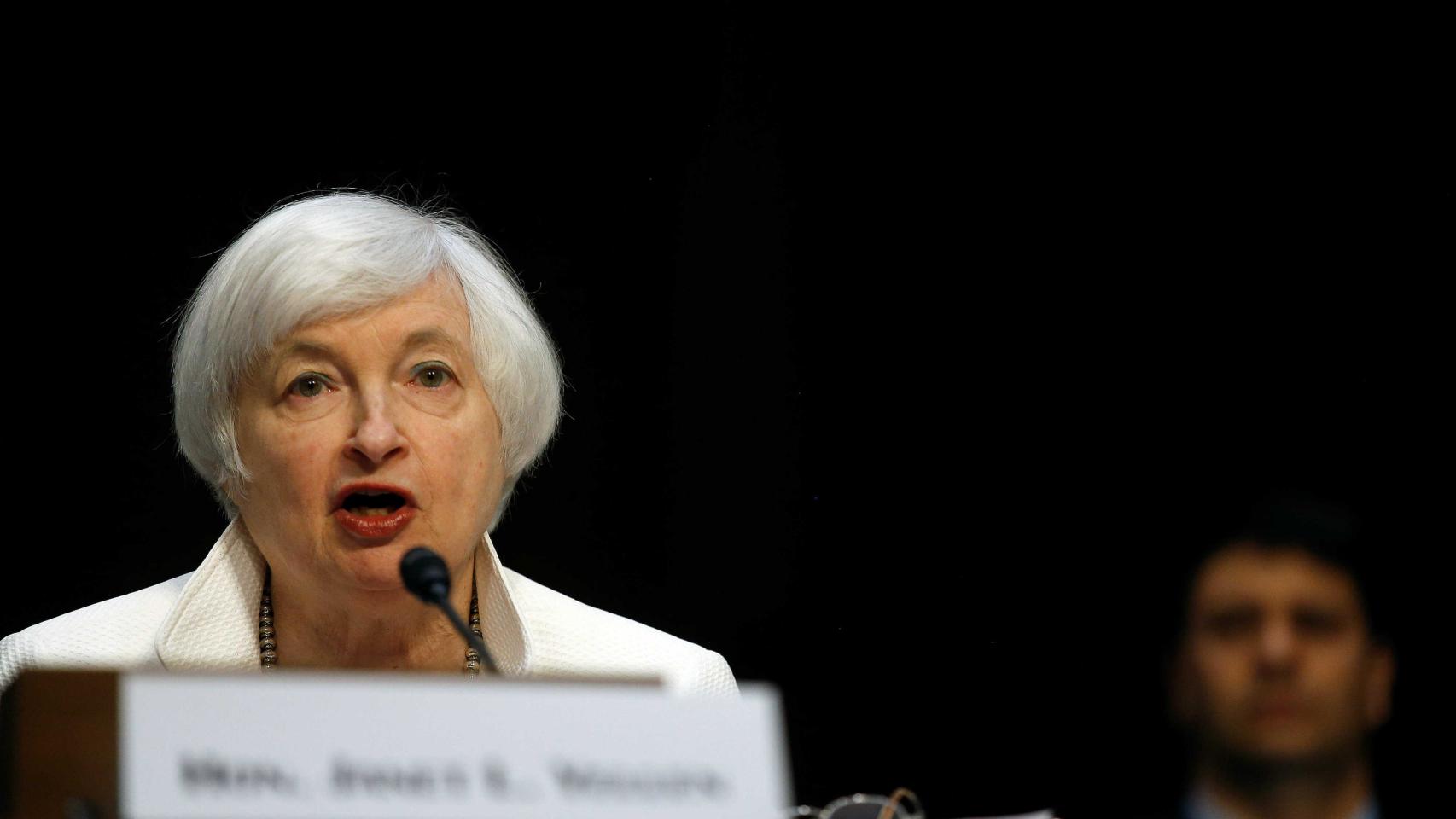 La presidenta de la Fed, Janet Yellen