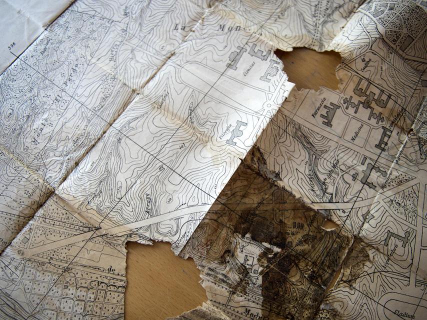 El mapa del joven Gregorio Duque Villarta.