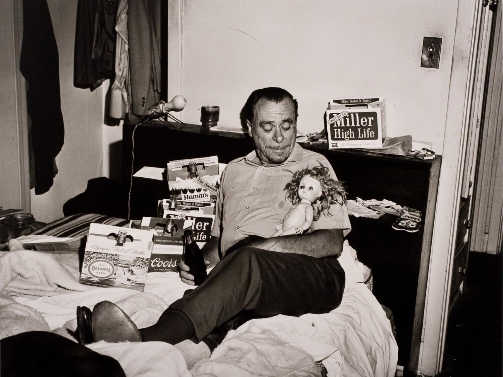 El escritor y poeta Charles Bukowski.