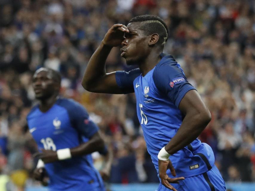 Pogba, durante la Eurocopa de Francia.
