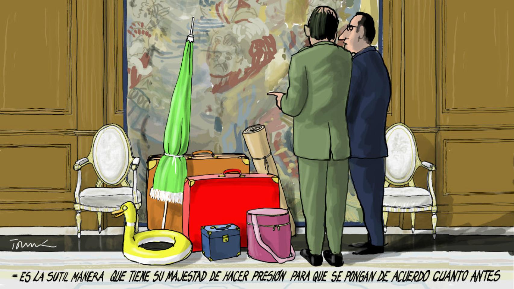 El rey continúa su ronda de consultas