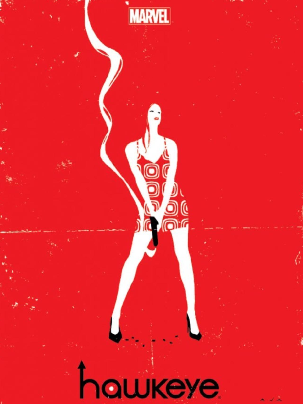 Portada de Ojo de Halcón para Marvel, por David Aja.