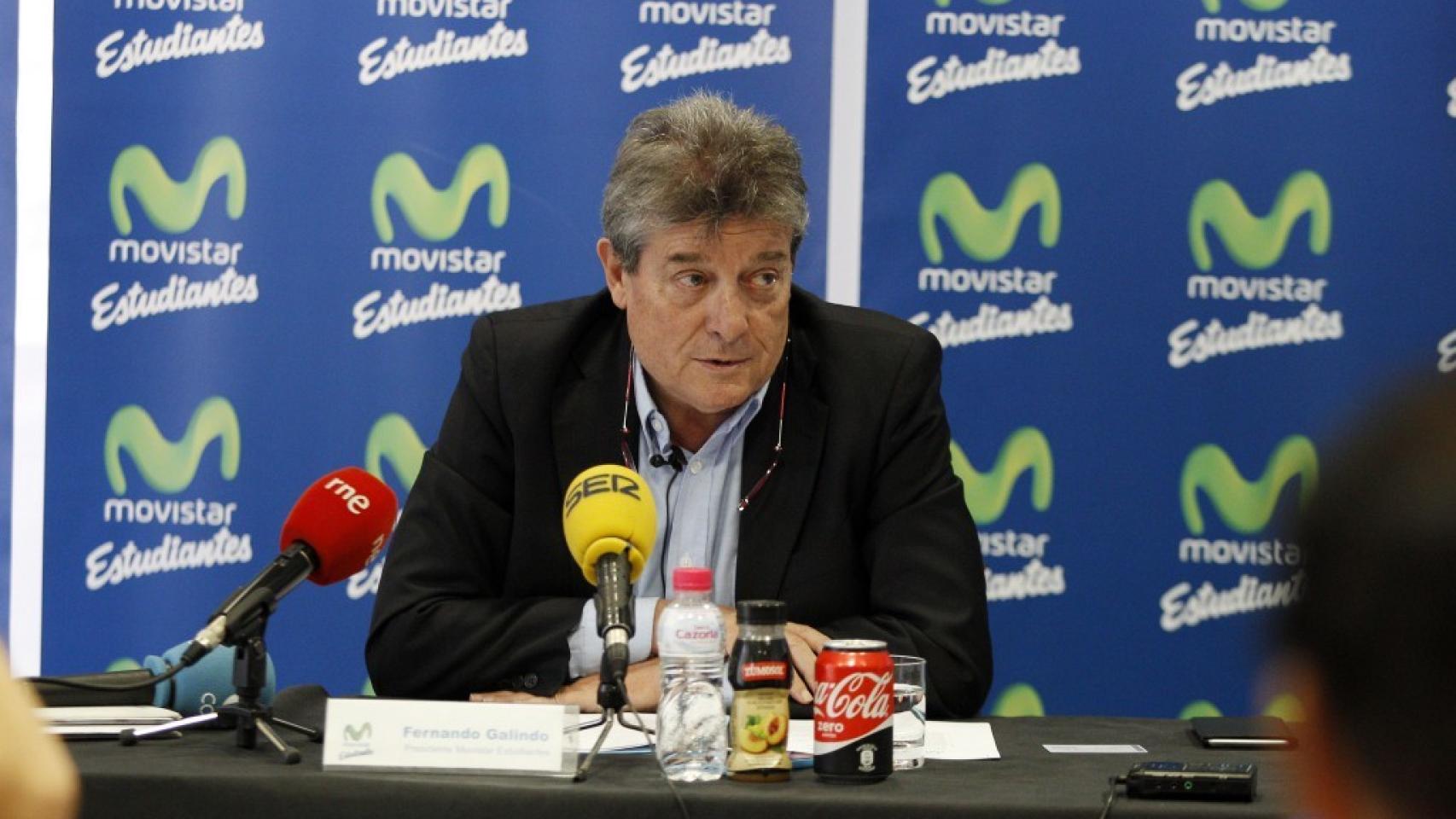 Fernando Galindo en una rueda de prensa reciente.