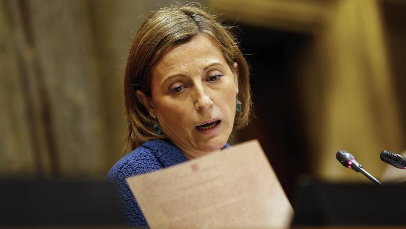 Carme Forcadell: Lo que hice es cumplir el reglamento