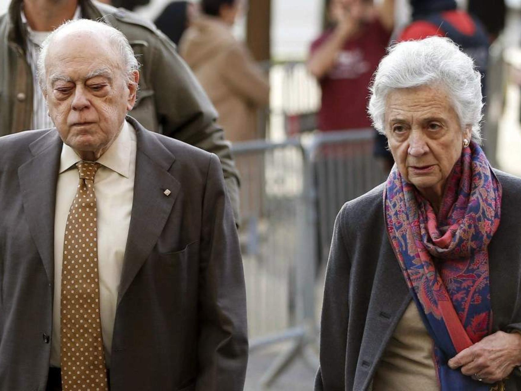 Jordi Pujol y su mujer, Marta Ferrusola
