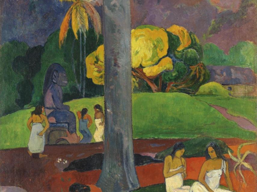 Cuadro de Paul Gauguin que da nombre al barco de los Thyssen.