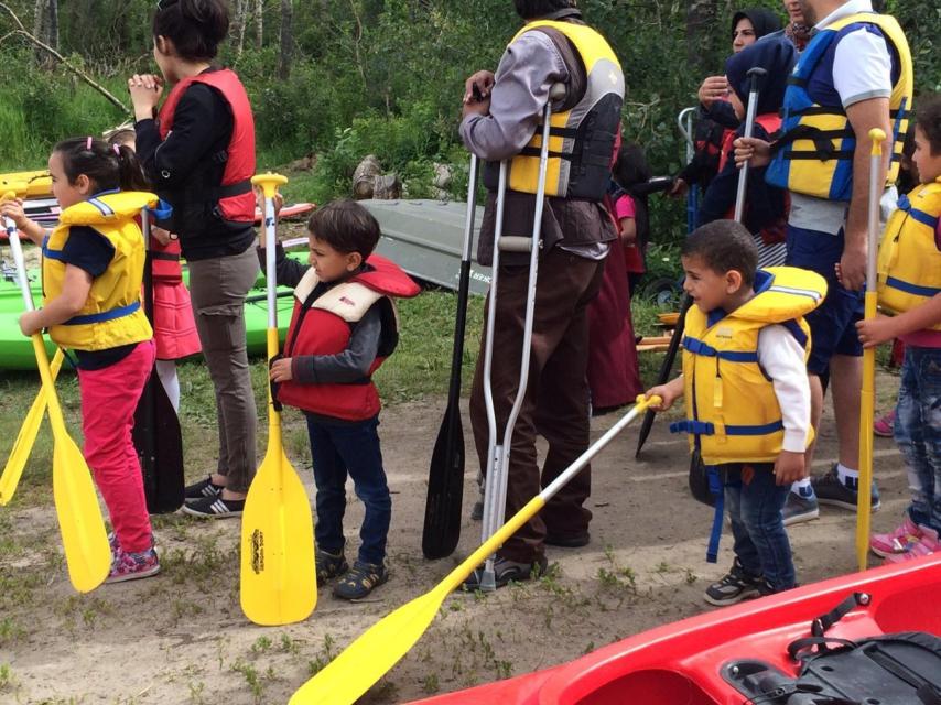 El objetivo de la actividad era mostrar que navegar podía ser algo bello.