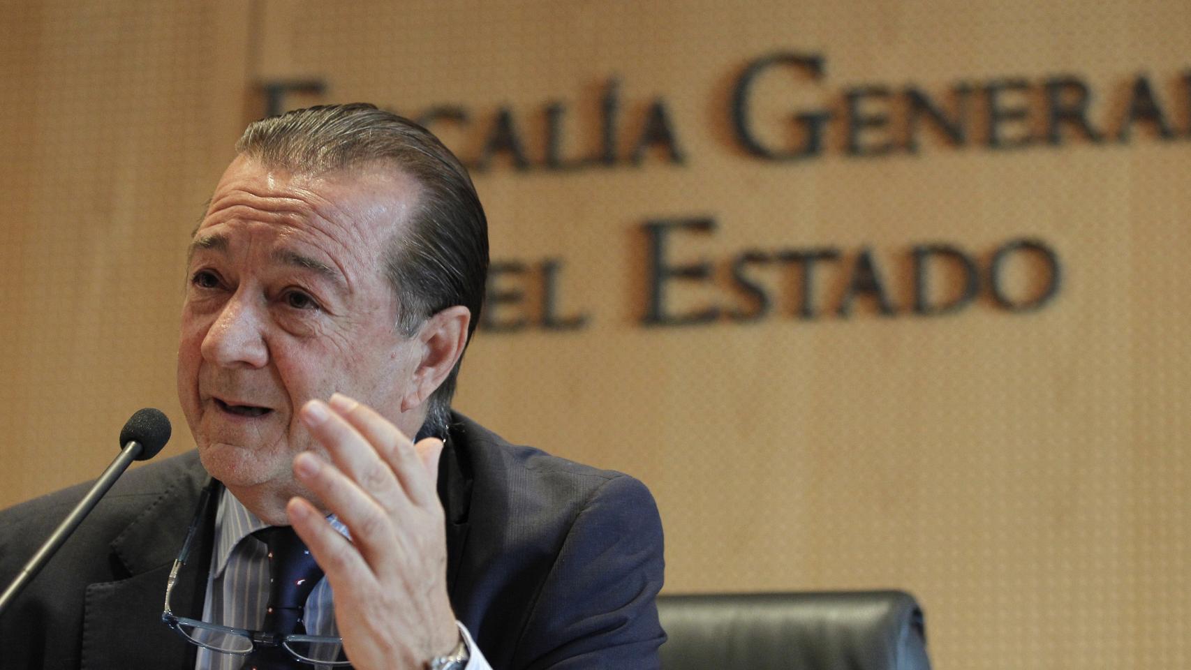 El fiscal de Seguridad Vial, Bartolomé Vargas, durante la rueda de prensa.