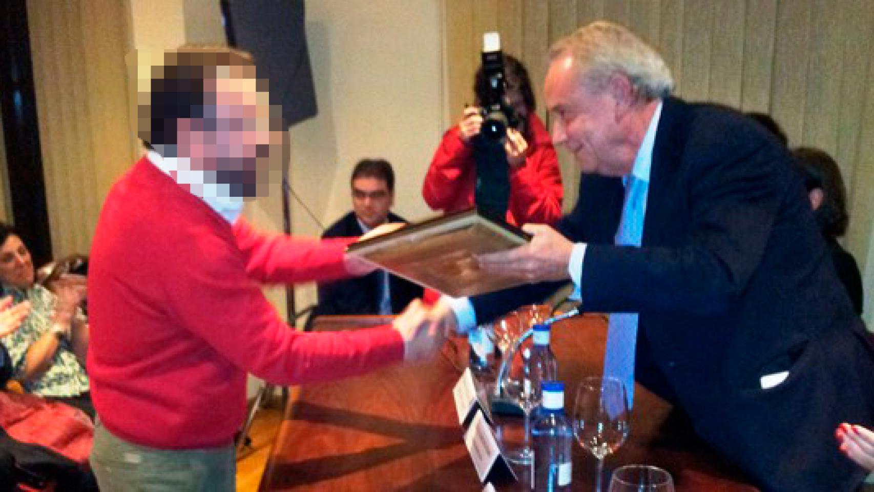 El exjefe de Infraestructuras de Adif José Luis Martínez Pombo (derecha).