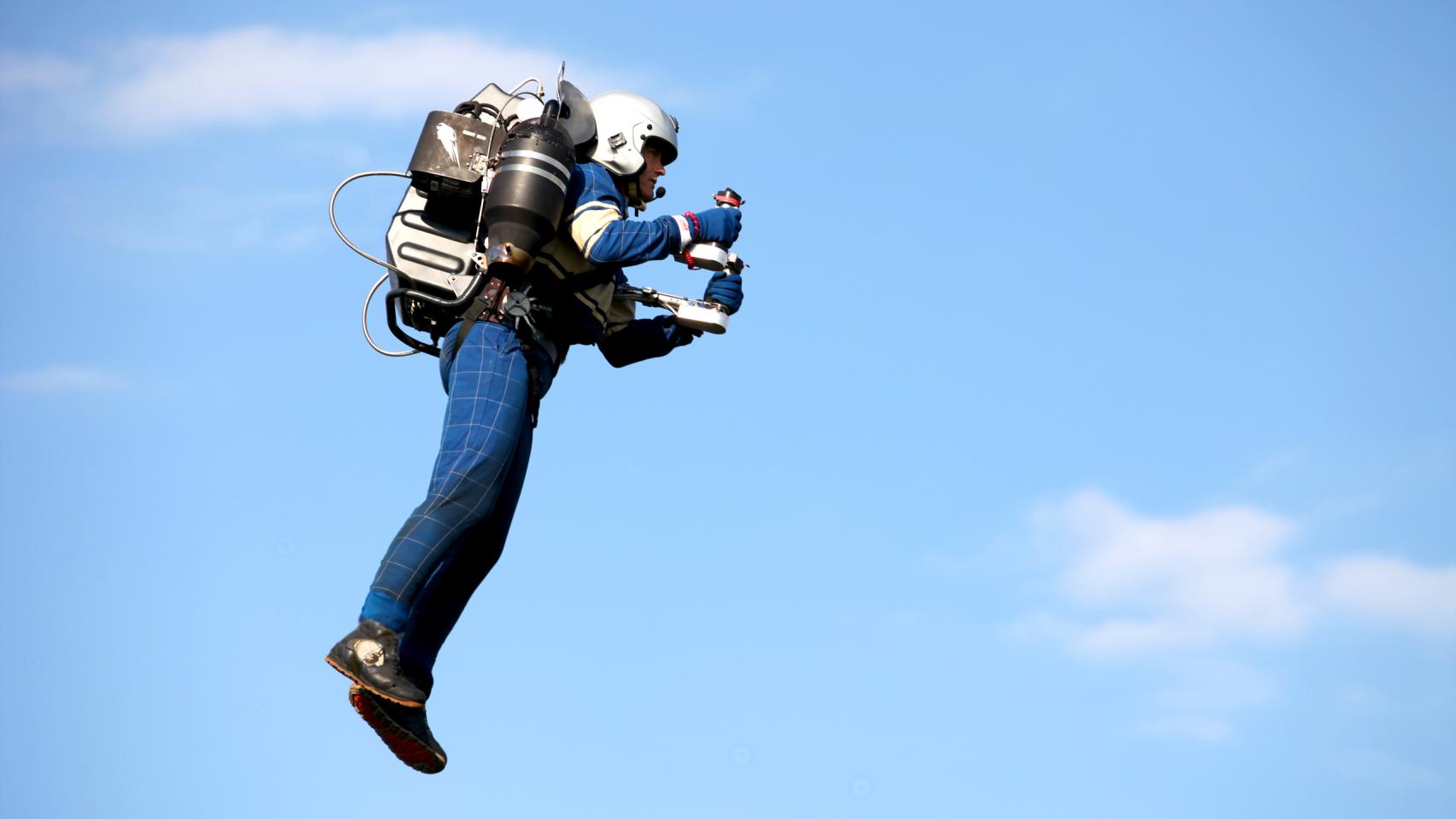 Uno de los modelos de jet-pack comercializados.