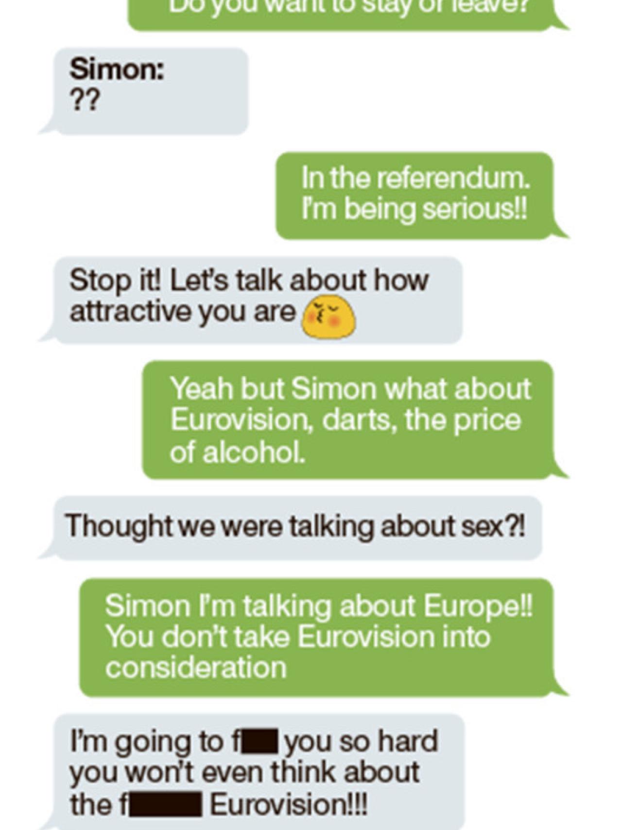 Algunos de los mensajes de la chica, a la que The Sun ha apodado Alice.