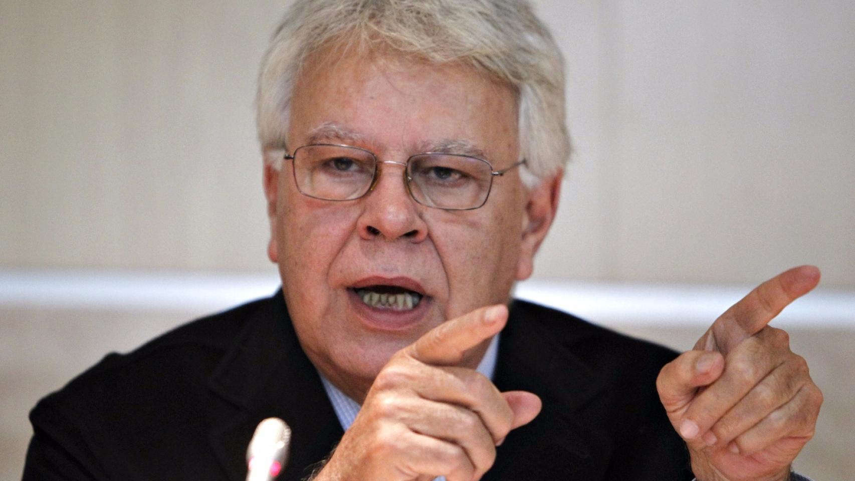 Felipe González, en una comparecencia reciente.