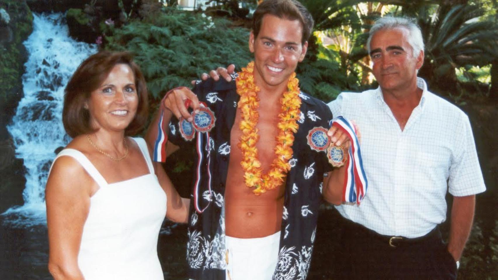 David Meca, durante el verano del año 2000.