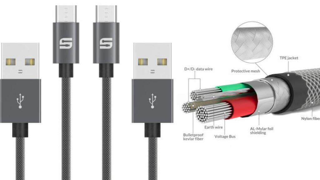 ¡Exclusivo! Cables de carga reforzados Syncwire sólo 6.39 euros.