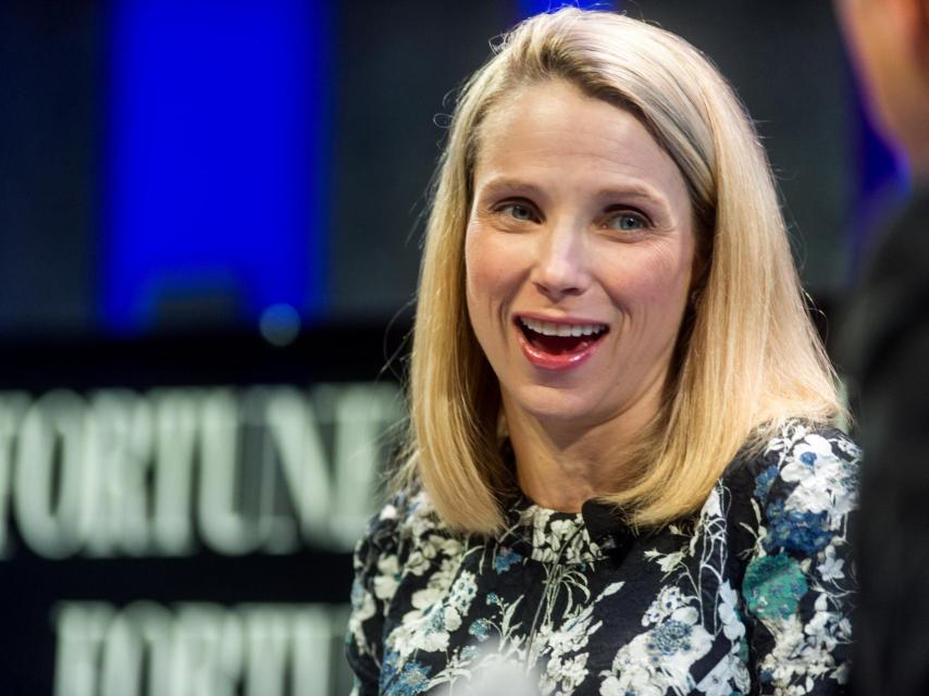 La CEO de Yahoo, Marissa Mayer.