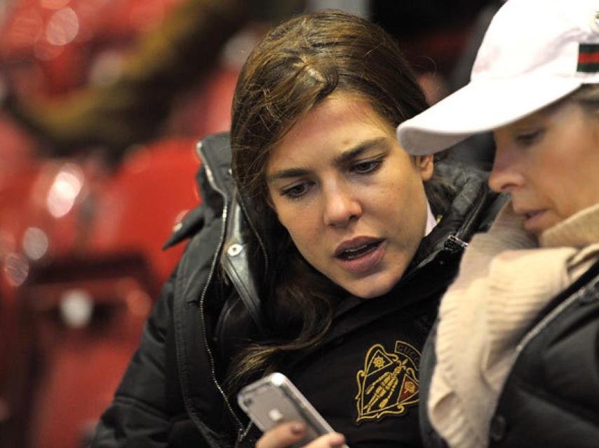 La princesa, con su marca en la frente.