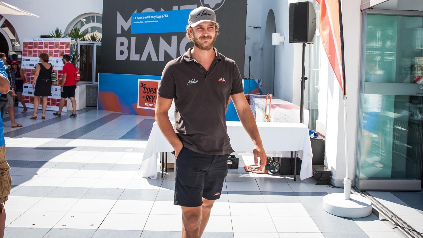 Pierre Casiraghi este martes en el Club Naútico de Palma de Mallorca