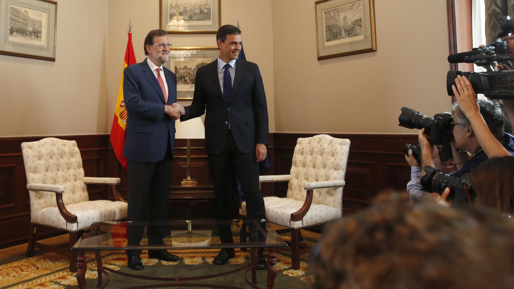 Mariano Rajoy y Pedro Sánchez.
