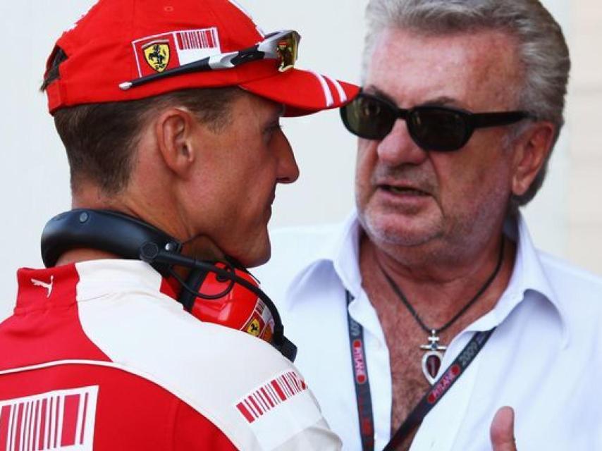 Will Weber y Schumacher, en una imagen de archivo.