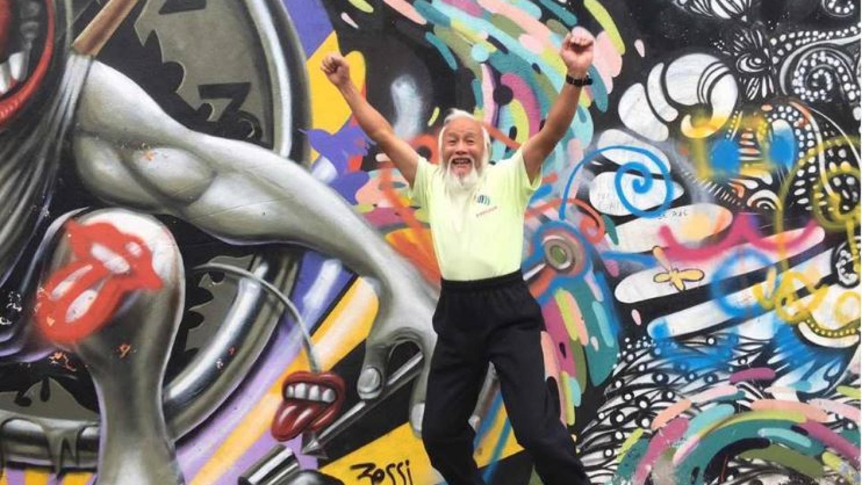 Chen Guanming posa en Río de Janeiro.