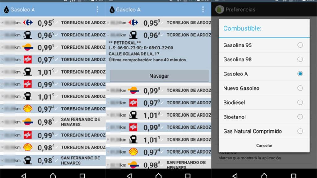 El Precio de la Gasolina, la aplicación más simple (y efectiva) para encontrar gasolineras baratas
