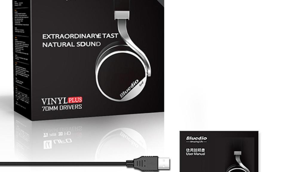 Auriculares plegables inalámbricos Vinyl Plus de Bluedio, en oferta en la Tienda de El Androide Libre