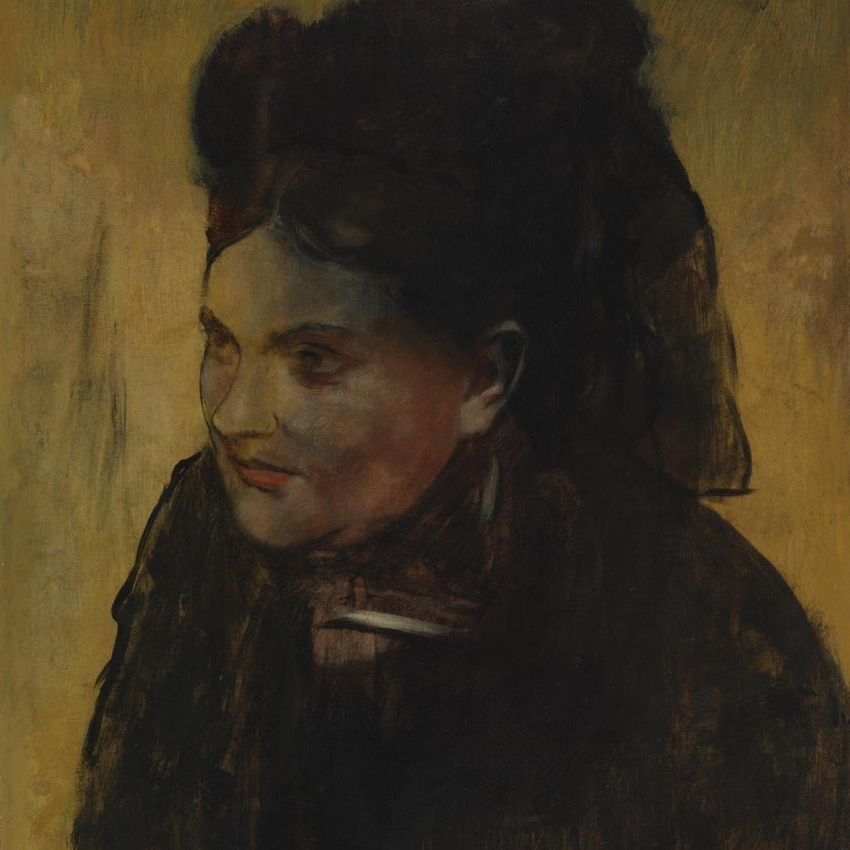 Retrato de una mujer.