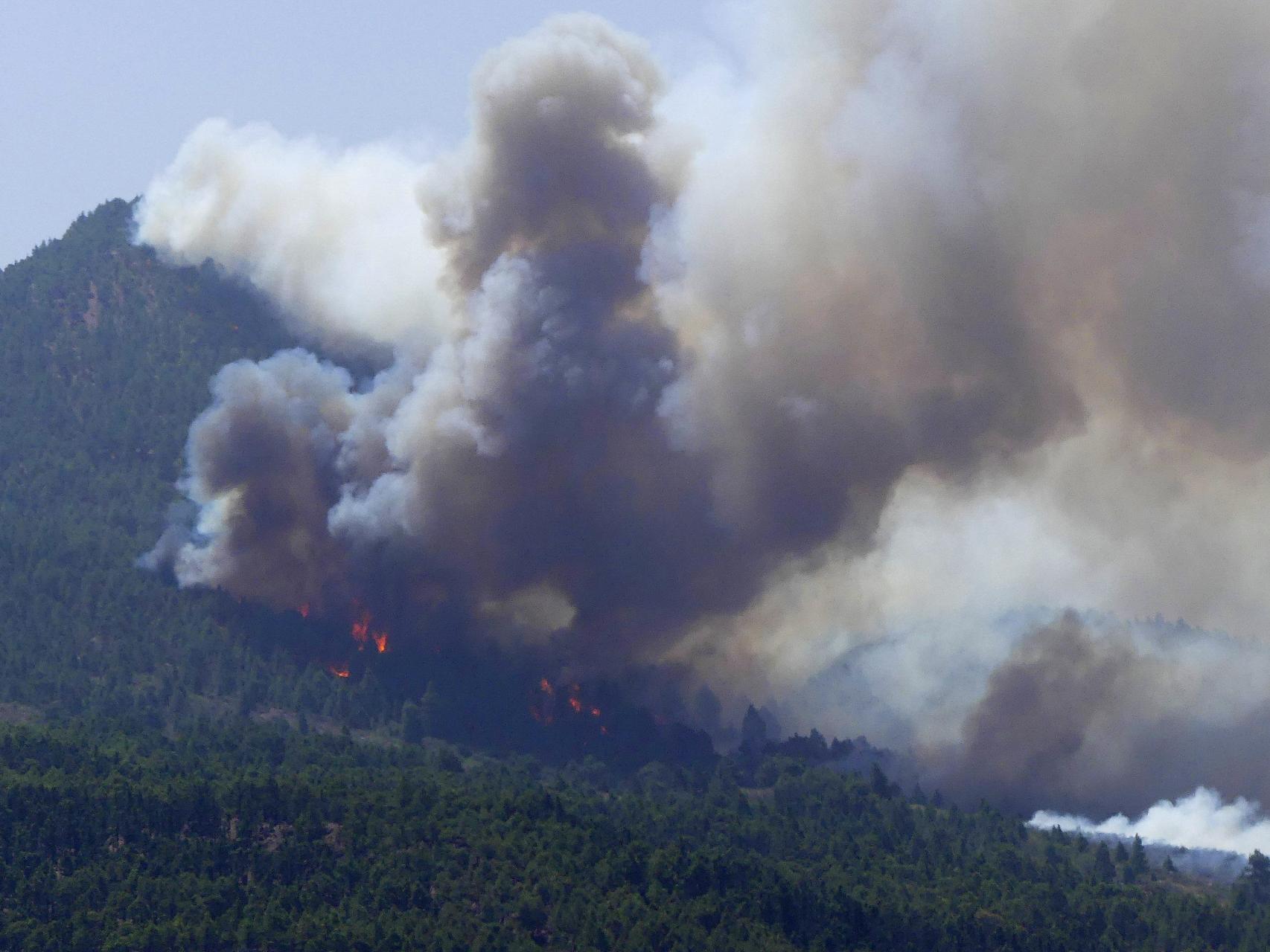 Incendio en el municipio El Paso (La Palma)