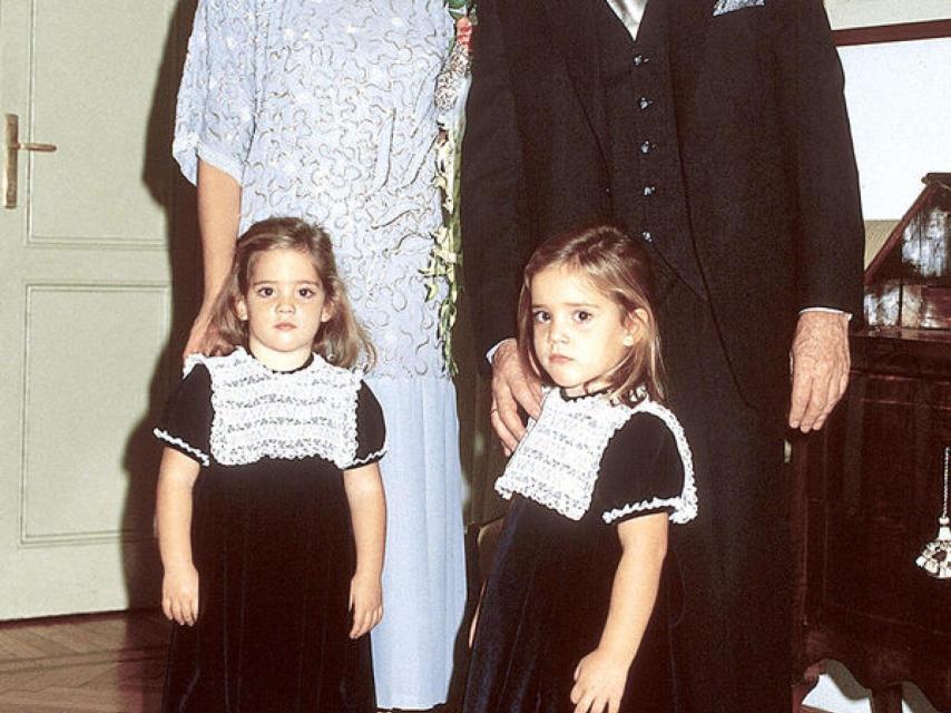 La familia al completo, a mediados de los años 80.