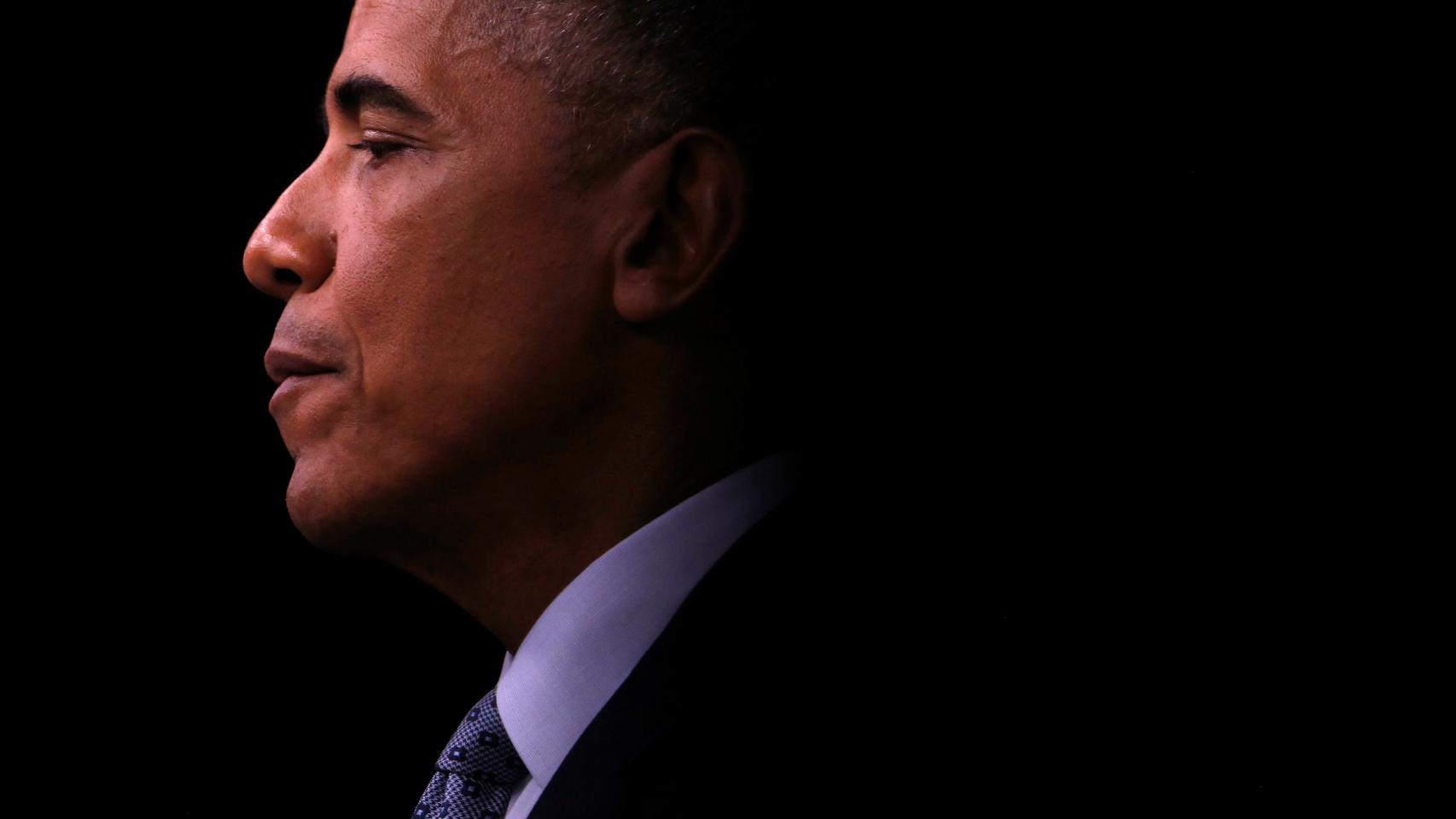 Barack Obama, en un momento de su comparecencia.