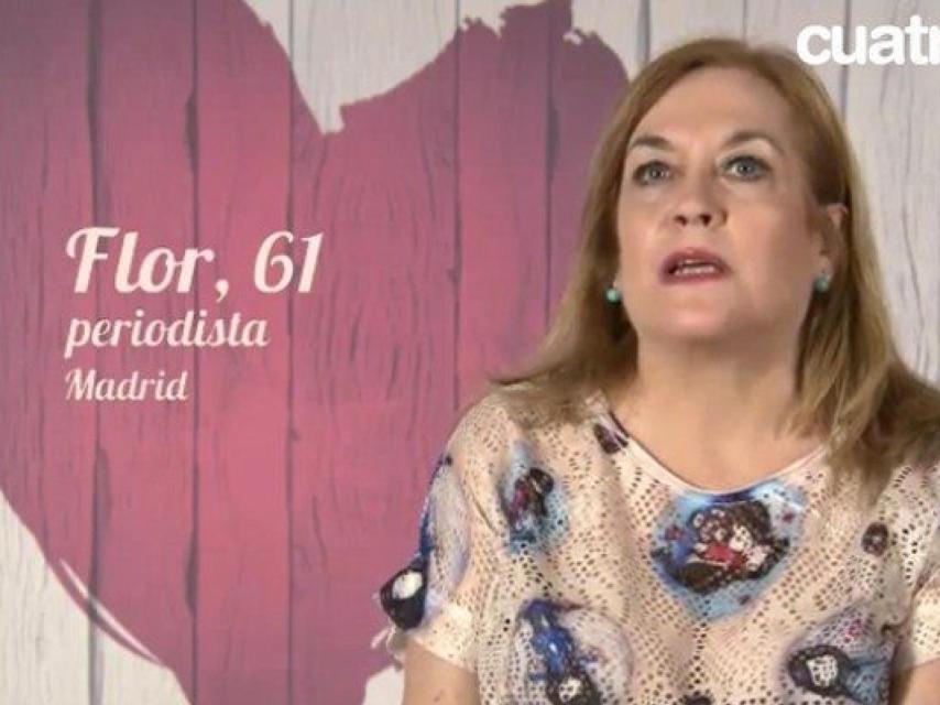 Flor Aguilar, durante su intervención en el programa