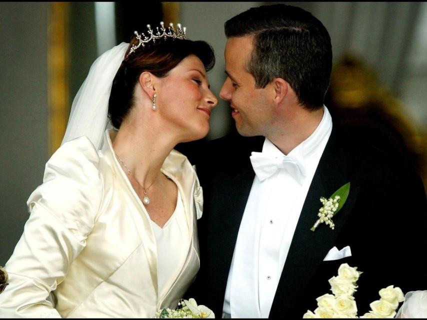 Marta Luisa de Noruega, el día de su boda.