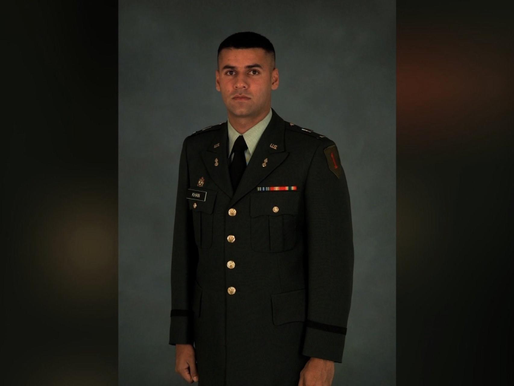 Humayun Khan era capitán del Ejército de Tierra.