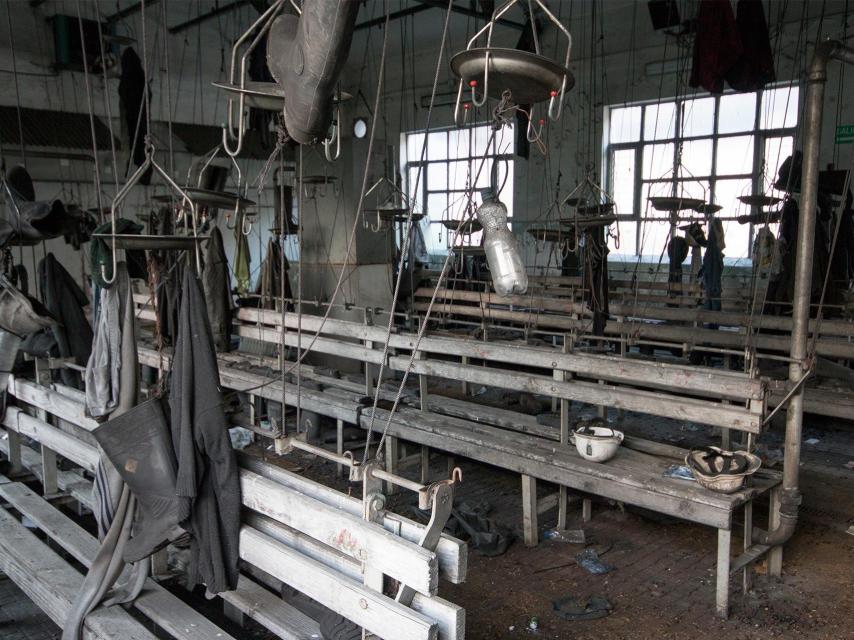 Vestuario abandonado de Pozo Calderón