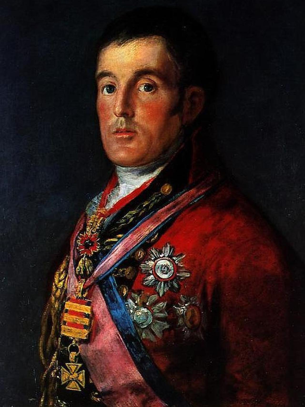 Retrato del general Wellington, de Goya, en 1814.