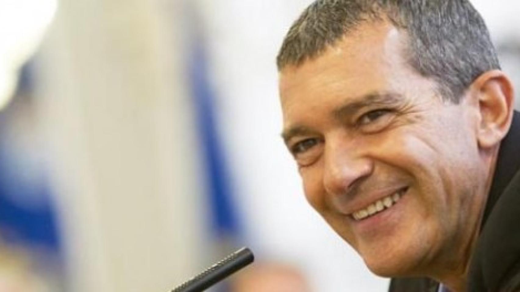 El actor, durante un acto en Málaga.