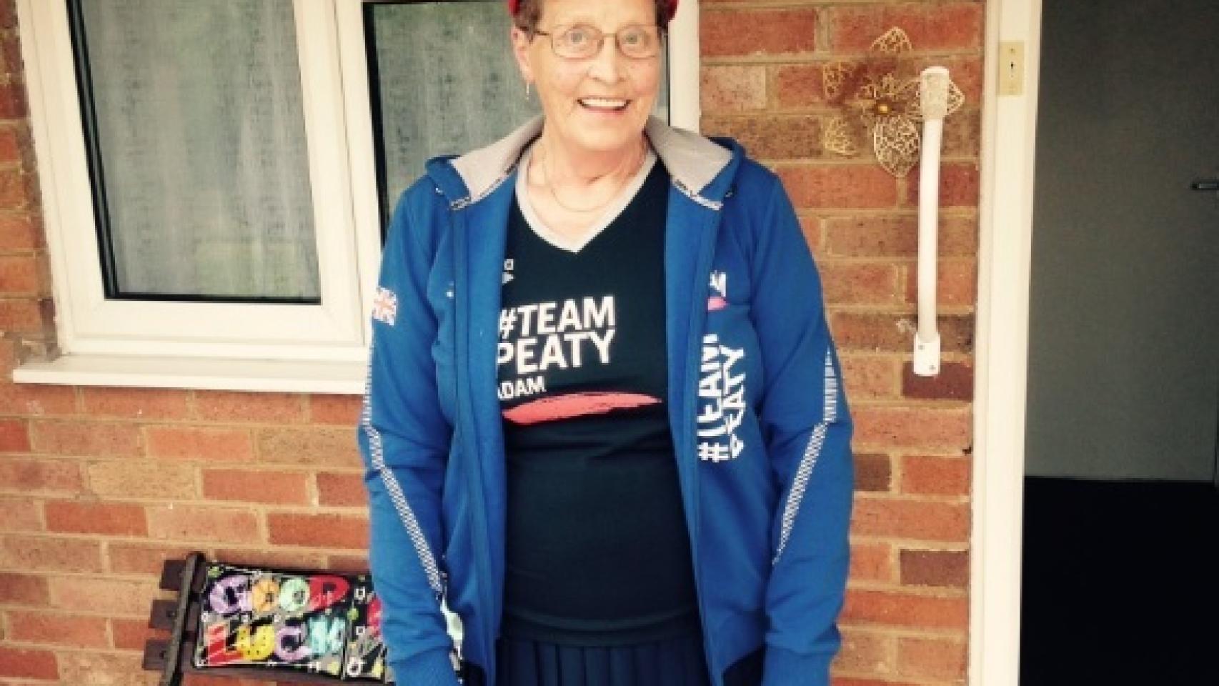 Mavis Williams, la orgullosa abuela de Adam Peaty.