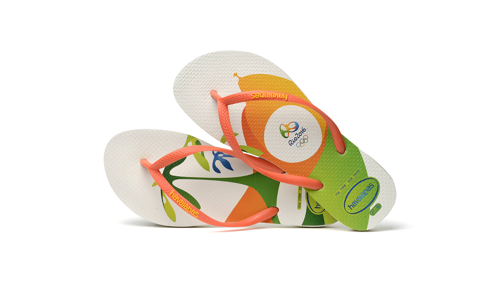 Havaianas crea unas chanclas basadas en la identidad gráfica de Río 2016.