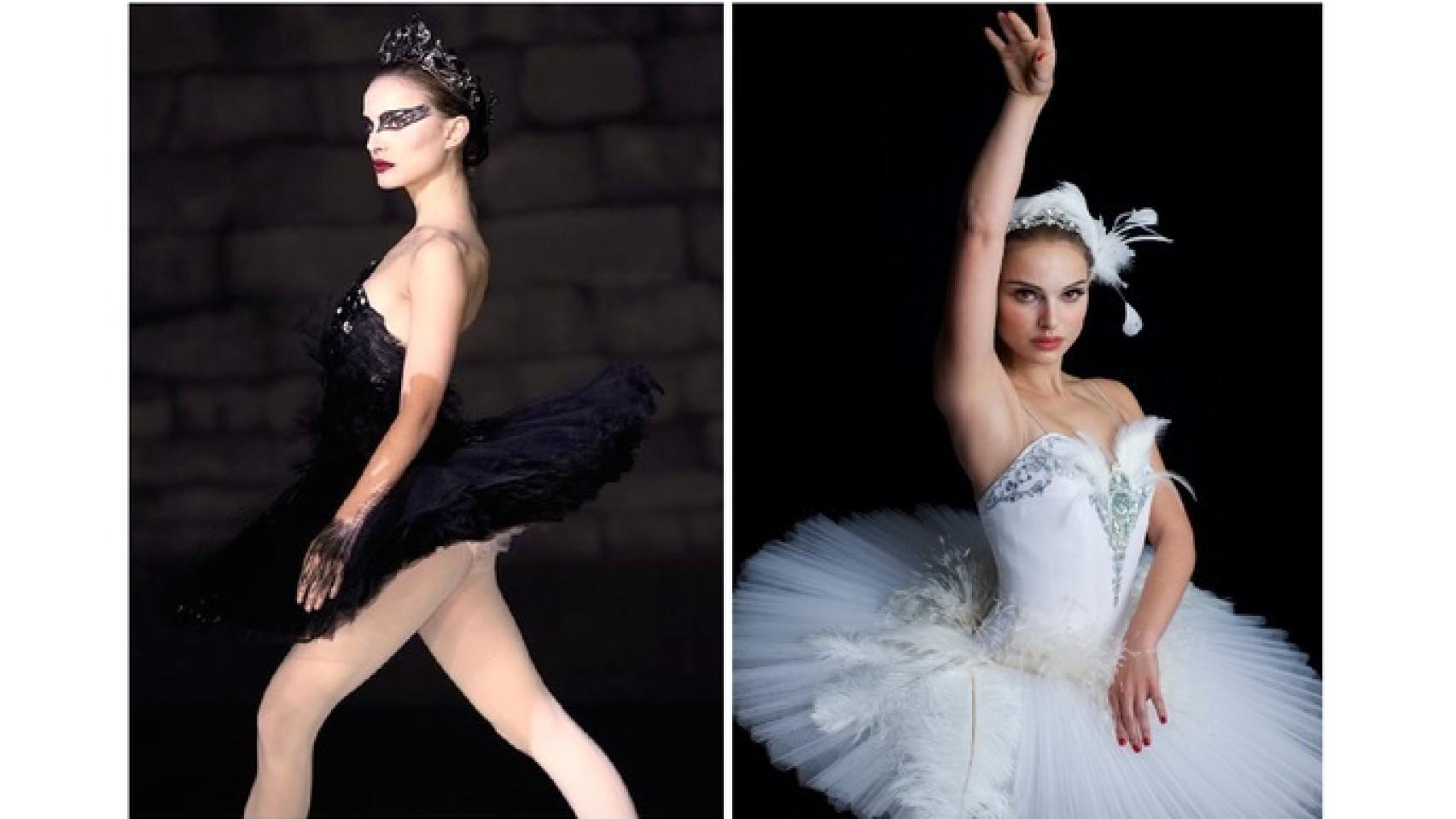 Vestidos de la película que representaban el mal y el bien.