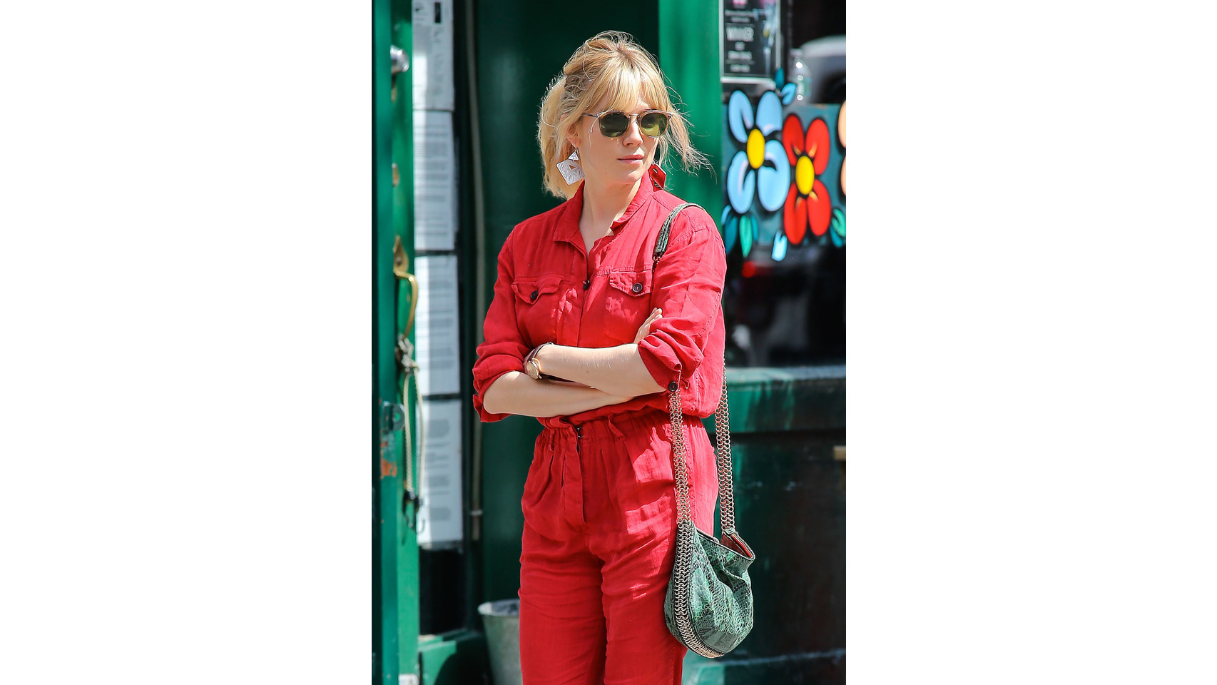 Sienna Miller en Nueva York.