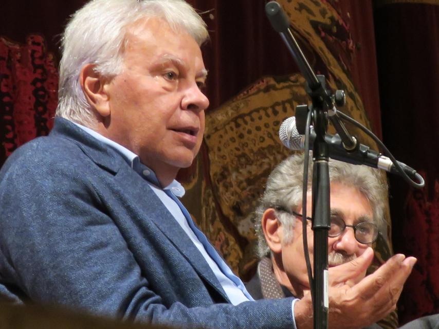 Felipe González en una comparecencia reciente.