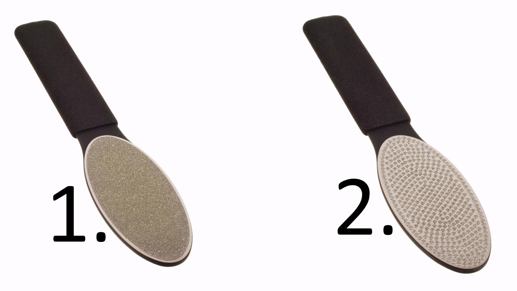 Limas de la marca Diamancel, específicas para pies rebeldes.