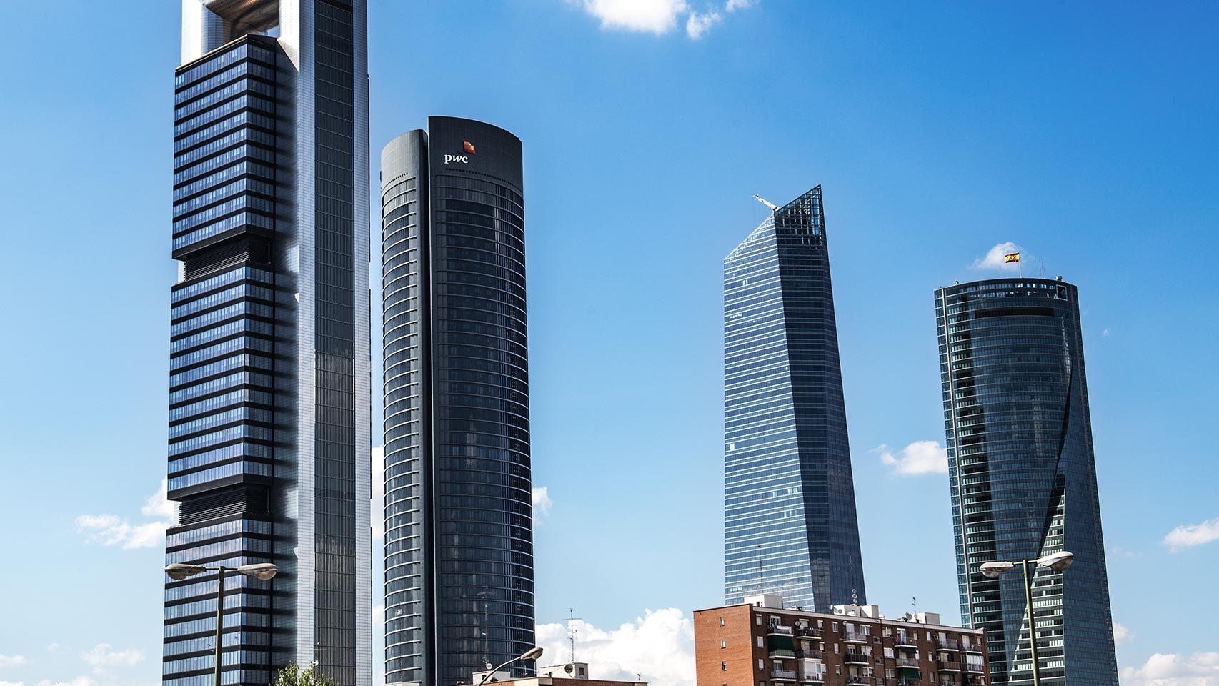 Complejo de las Cuatro Torres, en Madrid.