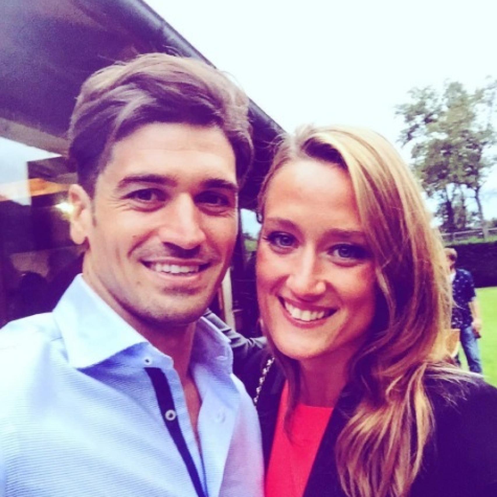 La pareja de deportistas.