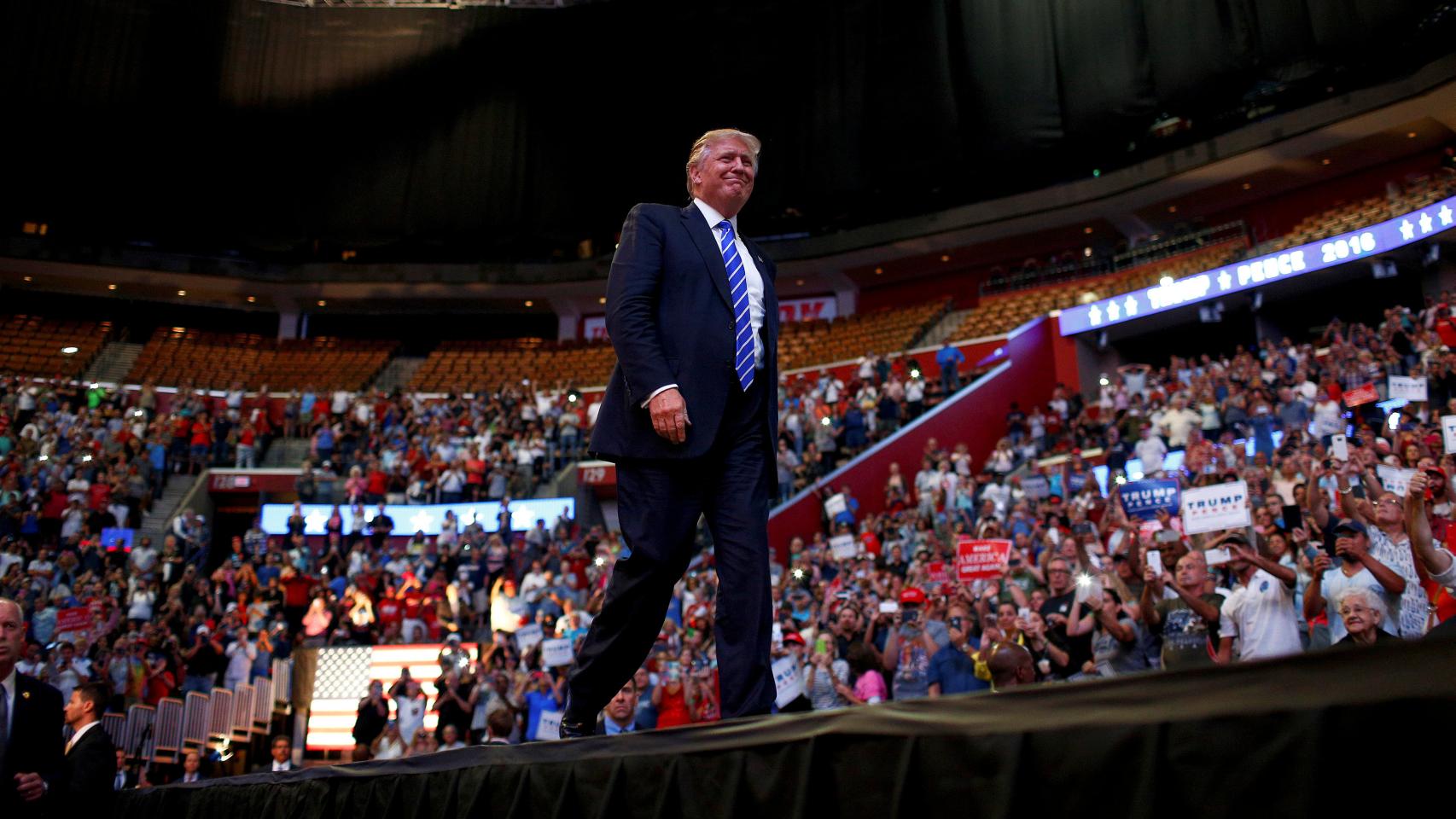 Donald Trump considera que el el origen del EI es culpa de Obama y Clinton.