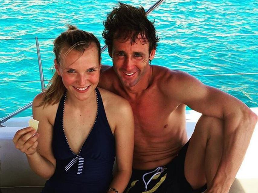 Álvaro Muñoz Escassi y su hija Anne