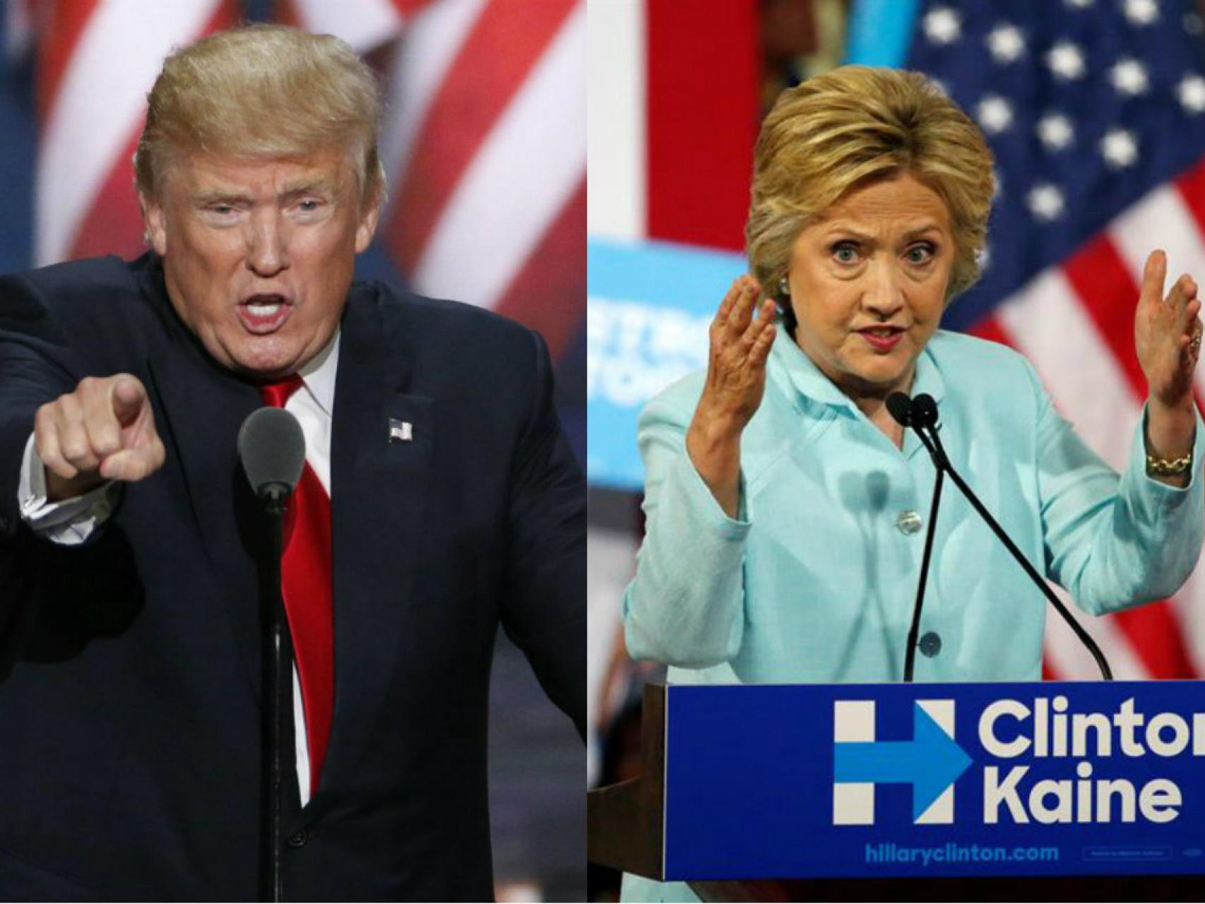 Clinton vs. Trump: dos modelos antagónicos.