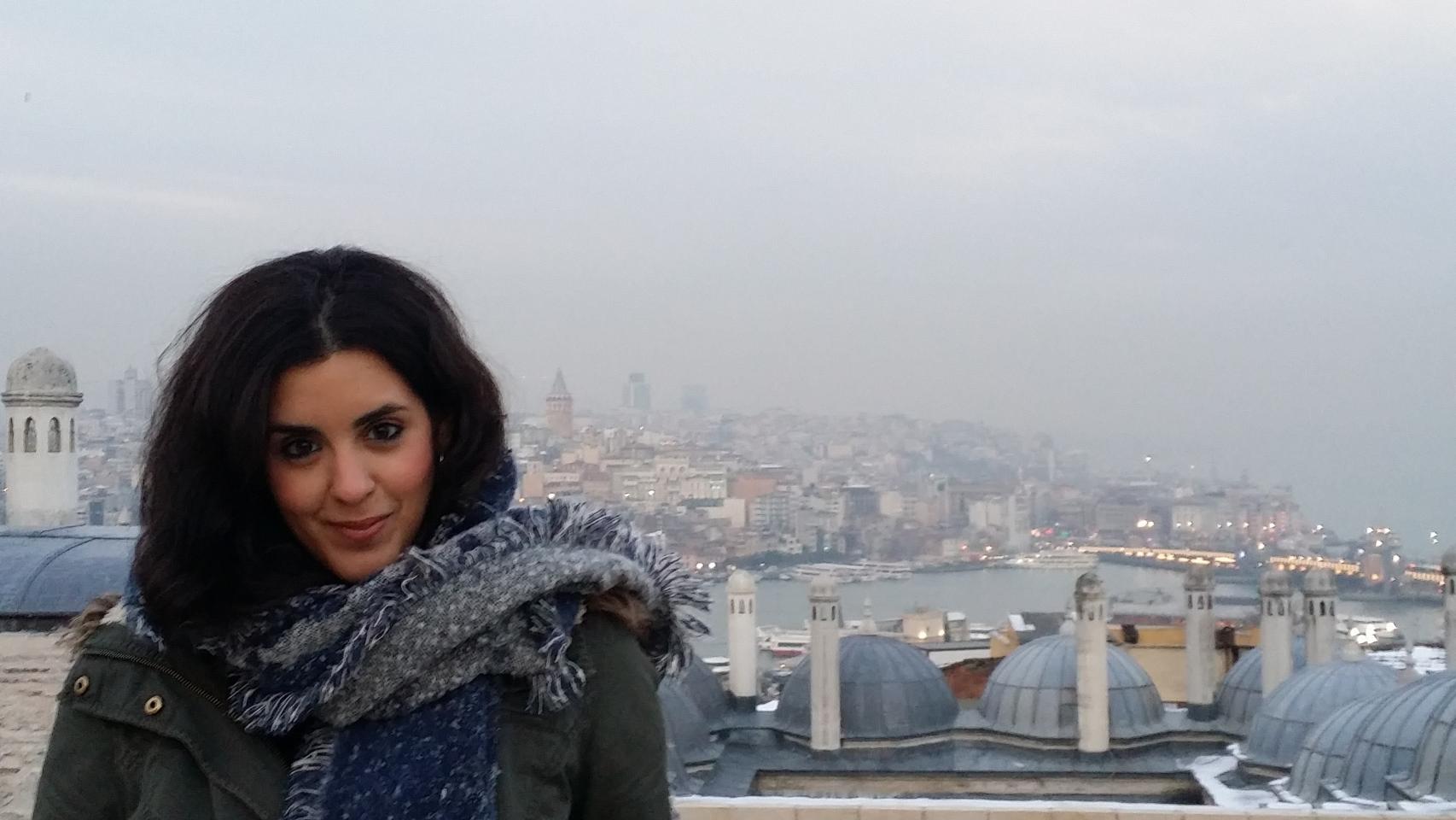Una imagen de Beatriz en Estambul. / Cedida
