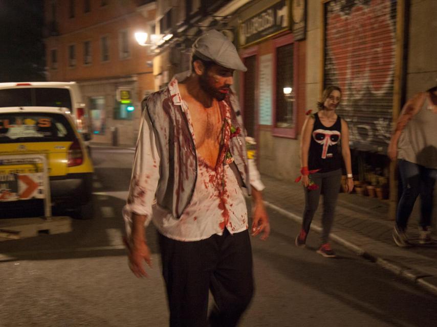 Invasión zombie en La Latina.